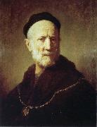 REMBRANDT Harmenszoon van Rijn Portrait of Rembrandt-s Father china oil painting artist